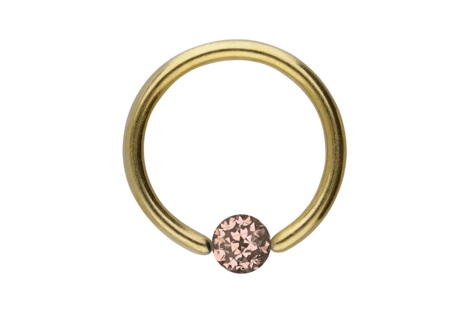 Titan Klemmkugelring Piercing EPOXY-KUGEL